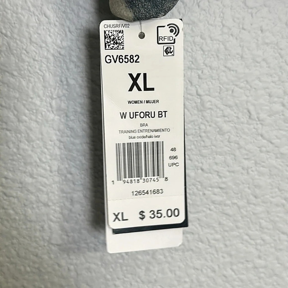 Adidas x Zoe Saldana Collection Low Impact Sports Bra Aeroready Size XL NWT - Picture 5 of 11